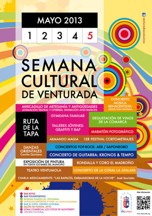 Cartel de la Semana Cultural de Venturada 2013
