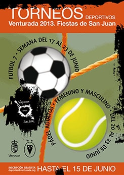 Cartel Torneos Deportivos San Juan 2013
