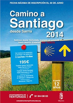 Cartel Camino a Santiago 2014