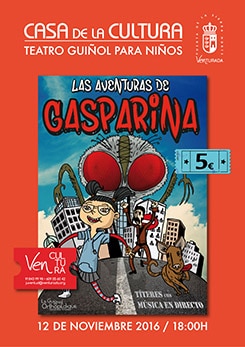 Cartel Las Aventurasde Gasparina