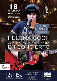 Cartel Concierto Helena Goch