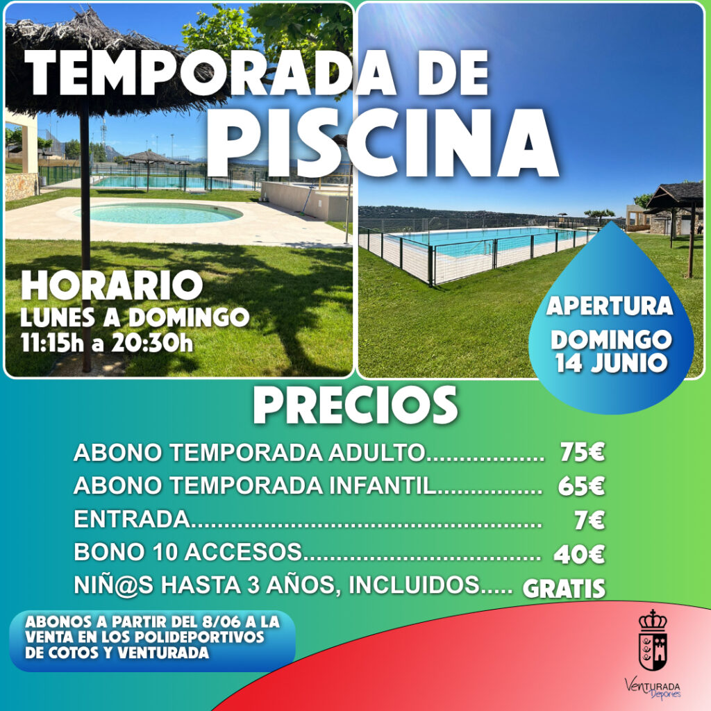Apertura pisicina Venturada