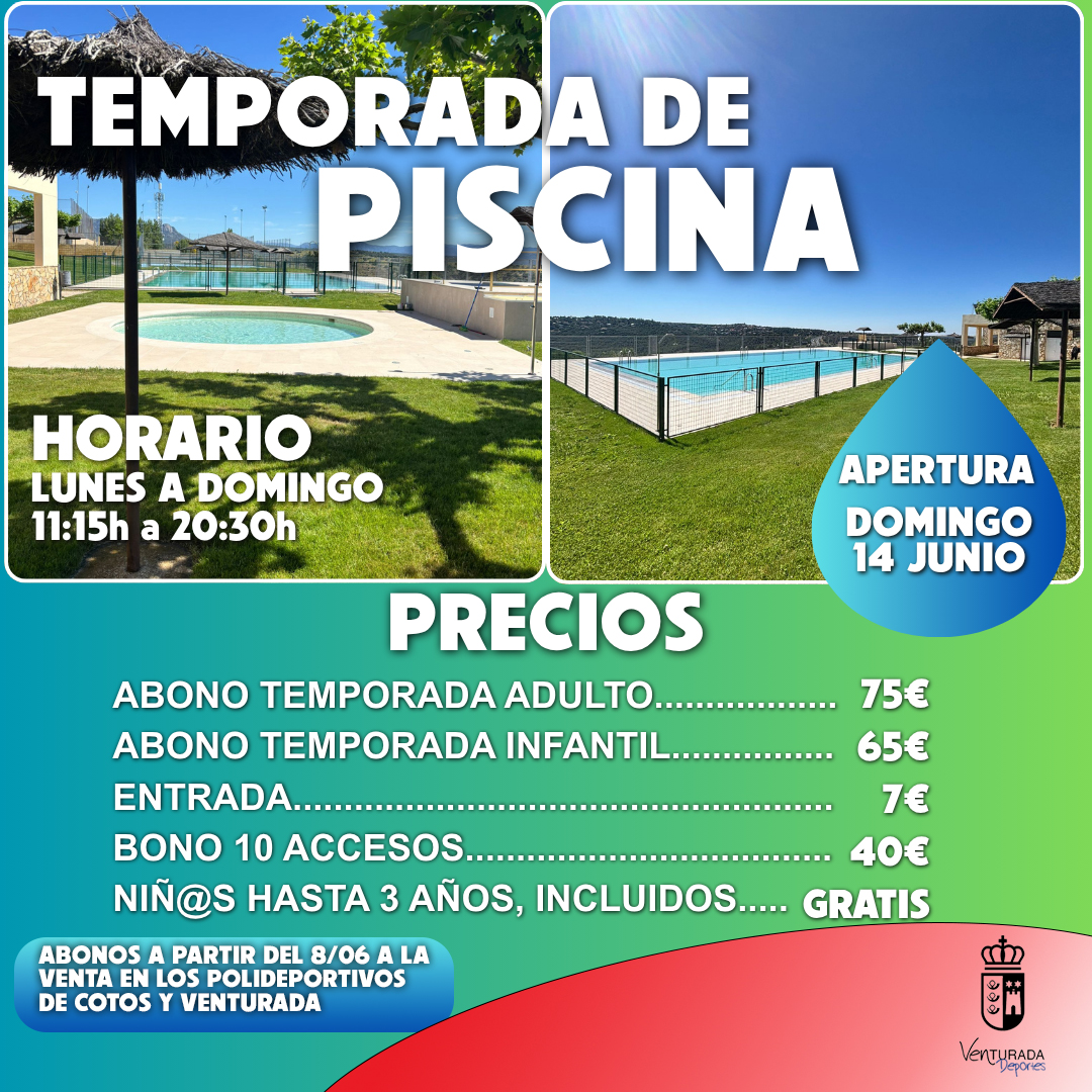 Apertura pisicina Venturada
