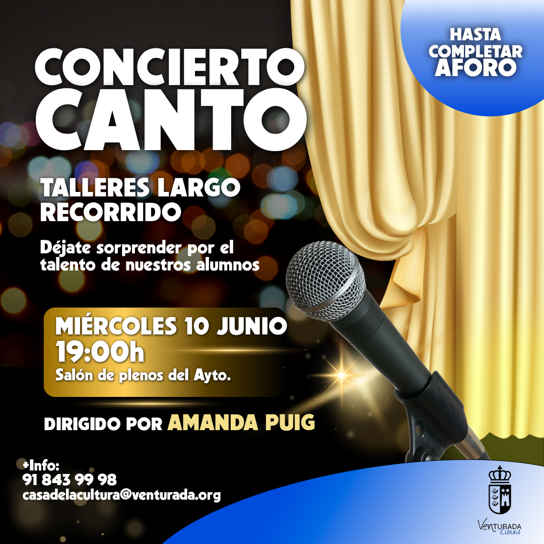 Concierto taller de canto
